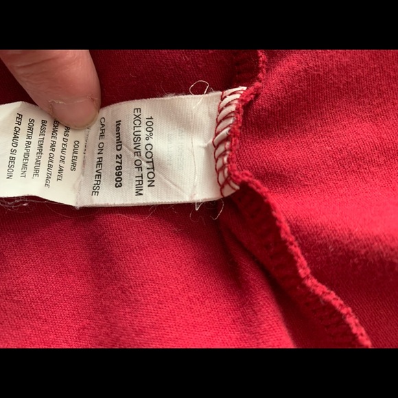 L.L. Bean L Petite Raspberry Mockneck Top - Picture 4 of 7
